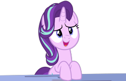 Size: 3924x2504 | Tagged: safe, artist:mlpmvguy, derpibooru import, starlight glimmer, pony, unicorn, cute, female, glimmerbetes, high res, mare, open mouth, open smile, simple background, smiling, solo, transparent background, vector