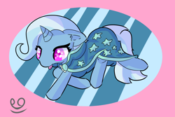 Size: 3000x2000 | Tagged: safe, artist:papacruda09, derpibooru import, trixie, pony, unicorn, :p, clothes, cosplay, costume, female, mare, simple background, solo, tongue, tongue out