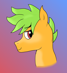 Size: 2480x2700 | Tagged: safe, artist:jamextreme140, derpibooru import, oc, oc:galder rust, pegasus, pony, handsome, looking back, original art, shading