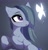 Size: 1951x2048 | Tagged: safe, artist:magnaluna, derpibooru import, marble pie, butterfly, earth pony, pony, chest fluff, ear fluff, ears, female, glow, glowing, hair over one eye, looking at something, mare, open mouth, solo