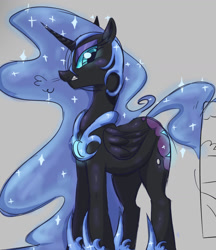 Size: 1125x1304 | Tagged: safe, artist:mushy, derpibooru import, nightmare moon, alicorn, pony, solo