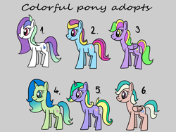 Size: 1600x1200 | Tagged: safe, artist:platinumdrop, derpibooru import, oc, oc only, earth pony, pegasus, pony, unicorn, adoptable, female, mare