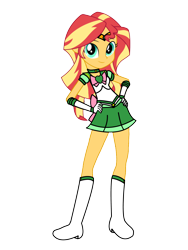 Size: 3072x4096 | Tagged: safe, artist:rollyagami02, derpibooru import, sunset shimmer, equestria girls, ami koshimizu, clothes, clothes swap, cosplay, costume, pixiv, sailor jupiter, sailor moon, simple background, solo, transparent background, voice actor joke