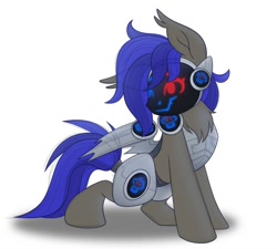 Size: 942x848 | Tagged: safe, artist:sweetmelody, derpibooru import, oc, oc:sweet melody, bat pony, pony protogen, solo