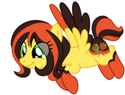 Size: 1280x973 | Tagged: safe, artist:ladylullabystar, derpibooru import, oc, oc only, oc:candy apple, pony, base used, colored wings, female, mare, multicolored wings, simple background, solo, transparent background, wings