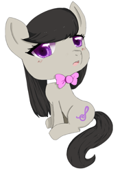 Size: 595x838 | Tagged: safe, artist:glitchyraptor, derpibooru import, octavia melody, earth pony, pony, 2014, chibi, old art, simple background, solo, white background