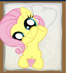 Size: 727x800 | Tagged: safe, derpibooru import, fluttershy, pegasus, pony, cute, daaaaaaaaaaaw, heartwarming, joypony, shyabetes