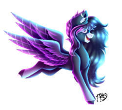 Size: 2453x2213 | Tagged: safe, artist:prettyshinegp, derpibooru import, oc, oc only, pegasus, pony, :d, ear fluff, ears, open mouth, open smile, pegasus oc, signature, simple background, smiling, transparent background, wings