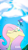 Size: 2160x3840 | Tagged: safe, artist:barnnest, fluttershy, oc, oc:vitæ, butterfly, insect, pegasus, pony, unicorn, blushing, carrying, eyes closed, female, flower, flower in hair, magic, male, mare, micro, smiling, stallion, telekinesis, watermark