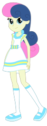 Size: 1022x2732 | Tagged: safe, artist:sketchmcreations, derpibooru import, edit, bon bon, sweetie drops, equestria girls, cropped, female, simple background, smiling, solo, transparent background, vector