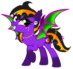 Size: 1280x1206 | Tagged: safe, artist:nightlightartz, derpibooru import, oc, oc only, bat pony, raised hoof, raised leg, simple background, solo, transparent background