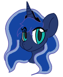 Size: 1080x1328 | Tagged: safe, artist:santito2k3, derpibooru import, princess luna, alicorn, pony, simple background, solo, transparent background