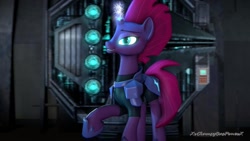 Size: 1280x720 | Tagged: safe, artist:xvclumsybusponevx, derpibooru import, tempest shadow, pony, 3d, solo