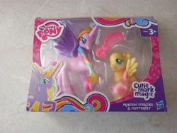 Size: 4160x3120 | Tagged: safe, derpibooru import, photographer:asp, fluttershy, princess sterling, alicorn, pegasus, pony, brush, brushable, merchandise, not cadance, official, photo, toy, unpacked