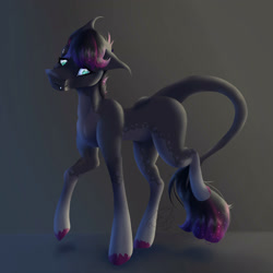 Size: 3000x3000 | Tagged: safe, artist:thelazyponyy, derpibooru import, oc, oc only, earth pony, pony, earth pony oc, leonine tail, raised hoof, raised leg, solo, tail, unshorn fetlocks