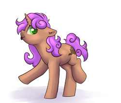 Size: 2600x2200 | Tagged: safe, artist:dumbwoofer, derpibooru import, oc, oc only, oc:bristlecone, unicorn, :p, female, happy, looking at you, mare, raised hoof, raised leg, simple background, solo, tongue, tongue out, transparent background