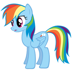 Size: 2449x2449 | Tagged: safe, artist:elboufon, derpibooru import, rainbow dash, pegasus, pony, sonic rainboom (episode), female, high res, mare, simple background, solo, transparent background, vector