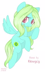 Size: 1280x2056 | Tagged: safe, artist:hoochuu, artist:klewgcg, derpibooru import, oc, oc only, pegasus, pony, base used, commission, female, mare, pegasus oc, simple background, smiling, solo, white background, wings, ych result