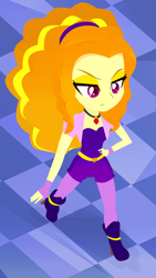 Size: 1080x1920 | Tagged: safe, artist:8feet, derpibooru import, adagio dazzle, equestria girls, lineless, minimalist