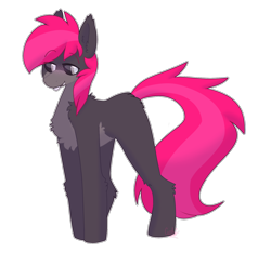 Size: 1600x1500 | Tagged: safe, artist:puppie, derpibooru import, oc, oc only, oc:gruffy, earth pony, pony, black sclera, blushing, chest fluff, simple background, smiling, solo, tongue, tongue out, transparent background