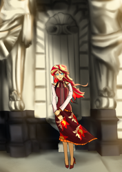 Size: 2480x3508 | Tagged: safe, derpibooru import, sunset shimmer, equestria girls, photo, solo