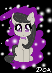 Size: 2893x4092 | Tagged: safe, artist:doaart, derpibooru import, octavia melody, earth pony, pony, chibi, commission, looking at you, smiling, solo, ych result