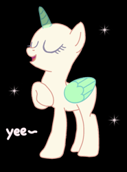 Size: 893x1205 | Tagged: safe, artist:abzx, derpibooru import, alicorn, pegasus, pony, unicorn, base, black background, simple background, solo