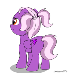 Size: 2368x2552 | Tagged: safe, artist:lynnthenerdkitty, derpibooru import, oc, oc:glass chip, pegasus, pony, foal, simple background, solo, white background, younger