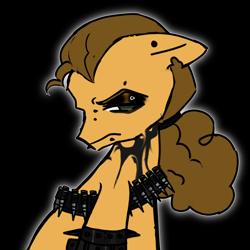 Size: 1024x1024 | Tagged: safe, artist:t-0-rtured, derpibooru import, cheese sandwich, earth pony, pony, goth, male, solo, stallion