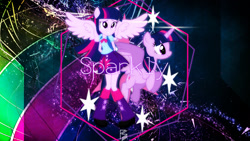 Size: 1920x1080 | Tagged: safe, artist:pwnagespartan, derpibooru import, edit, edited screencap, screencap, twilight sparkle, twilight sparkle (alicorn), alicorn, human, pony, equestria girls, female, mare, wallpaper, wallpaper edit