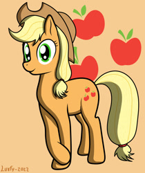 Size: 2480x2953 | Tagged: safe, artist:lurfy, derpibooru import, applejack, earth pony, pony, applejack's hat, clothes, cowboy hat, female, hat, high res, mare, solo