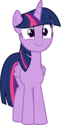 Size: 1536x3137 | Tagged: safe, artist:jp, derpibooru exclusive, derpibooru import, twilight sparkle, twilight sparkle (alicorn), alicorn, pony, sparkle's seven, .svg available, cute, female, simple background, smiling, solo, svg, transparent background, vector