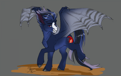 Size: 1920x1200 | Tagged: safe, artist:marinavermilion, derpibooru import, oc, oc only, bat pony, pony, solo