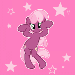 Size: 598x595 | Tagged: safe, artist:php94, derpibooru import, cheerilee, earth pony, pony, animated, animated gif, bipedal, caramelldansen, dancing, female, mare, solo