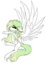 Size: 2977x4045 | Tagged: safe, artist:beamybutt, derpibooru import, oc, oc only, pegasus, colored hooves, ear fluff, ears, eyelashes, female, mare, pegasus oc, simple background, solo, transparent background, wings