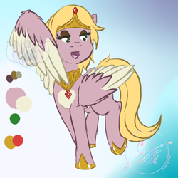 Size: 1000x1000 | Tagged: safe, artist:jbcblanks, derpibooru import, oc, alicorn, pegasus, unicorn, blond, customized toy, female, irl, photo, pink, princess, toy, white chest, wings