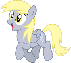 Size: 928x820 | Tagged: safe, artist:starryshineviolet, derpibooru import, derpy hooves, pegasus, pony, g4, cute, female, mare, open mouth, prancing, simple background, smiling, solo, transparent background, vector