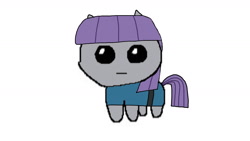 Size: 1600x900 | Tagged: safe, derpibooru import, maud pie, meme, simple background, solo, white background