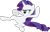 Size: 900x574 | Tagged: artist needed, safe, derpibooru import, edit, rarity, pony, unicorn, season 2, the return of harmony, angry, female, feminism, flying kick, mare, martial artist rarity, narrowed eyes, open mouth, rarisass, simple background, solo, transparent background