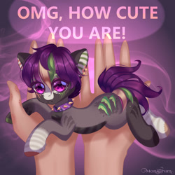 Size: 3000x3000 | Tagged: safe, artist:monstrum, derpibooru import, oc, pony, cute, hand, looking at you, solo