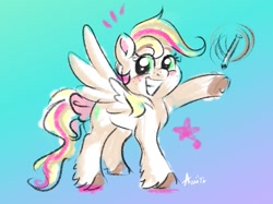 Size: 1089x813 | Tagged: safe, artist:avui, oc, oc only, pegasus, pony, solo