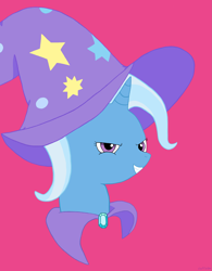 Size: 2335x2987 | Tagged: safe, artist:ceffyl-dŵr, derpibooru import, trixie, unicorn, clothes, hat, solo, trixie's hat