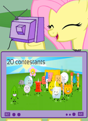 Size: 822x1125 | Tagged: safe, derpibooru import, fluttershy, pegasus, pony, 2 panel comic, ball, battle for dream island, block, blocky (battle for dream island), bubble, bubble (battle for dream island), coin, coiny (battle for dream island), comic, eraser, eraser (battle for dream island), exploitable meme, female, fire, firey (battle for dream island), flower, flower (battle for dream island), golf ball, golf ball (battle for dream island), ice, ice cube, ice cube (battle for dream island), leaf, leafy (battle for dream island), male, mare, match, match (battle for dream island), meme, needle, needle (battle for dream island), obligatory pony, pen, pen (battle for dream island), pencil, pencil (battle for dream island), pin, pin (battle for dream island), rock, rocky (battle for dream island), snow, snowball, snowball (battle for dream island), sponge, spongy (battle for dream island), teardrop, teardrop (battle for dream island), tennis ball, tennis ball (battle for dream island), tv meme, wood, woody (battle for dream island)