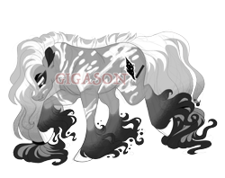 Size: 2900x2300 | Tagged: safe, artist:gigason, derpibooru import, oc, oc:inception sketch, earth pony, pony, male, obtrusive watermark, simple background, solo, stallion, transparent background, unshorn fetlocks, watermark