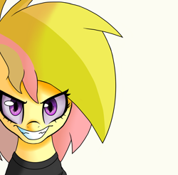 Size: 1896x1864 | Tagged: safe, artist:cuttooth80808, derpibooru import, part of a series, part of a set, oc, oc only, oc:princess schizo, earth pony, pony, album, album cover, album parody, aphex twin, creepy, creepy smile, earth pony oc, idm, looking at you, music, parody, richard d. james, schizo en diferentes albums/videos musicales, schizo on different albums/music videos, smiling, smiling at you, solo