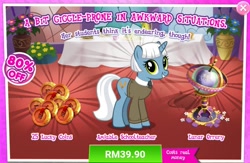 Size: 1540x1003 | Tagged: safe, derpibooru import, advertisement, costs real money, female, gameloft, lucky coins, mare, official, sale