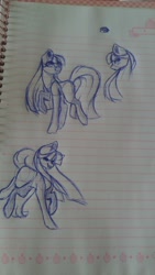 Size: 2322x4128 | Tagged: safe, artist:prettyshinegp, derpibooru import, pony, bust, lineart, lined paper, looking up, raised hoof, raised leg, sketch, sketch dump, traditional art