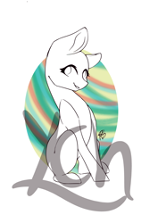 Size: 1000x1414 | Tagged: safe, artist:prettyshinegp, derpibooru import, oc, oc only, earth pony, pony, abstract background, commission, earth pony oc, signature, simple background, smiling, solo, white background, your character here