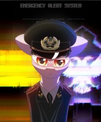 Size: 1563x1896 | Tagged: safe, derpibooru import, oc, black background, black hair, blue background, clothes, digital art, english, hearts of iron 4, looking at you, male, military, military uniform, orange background, orange eyes, simple background, uniform