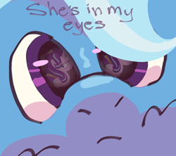 Size: 2928x2600 | Tagged: safe, artist:gay_smilesss, derpibooru import, starlight glimmer, trixie, pony, unicorn, big eyes, english, female, lesbian, shipping, simple, startrix, text